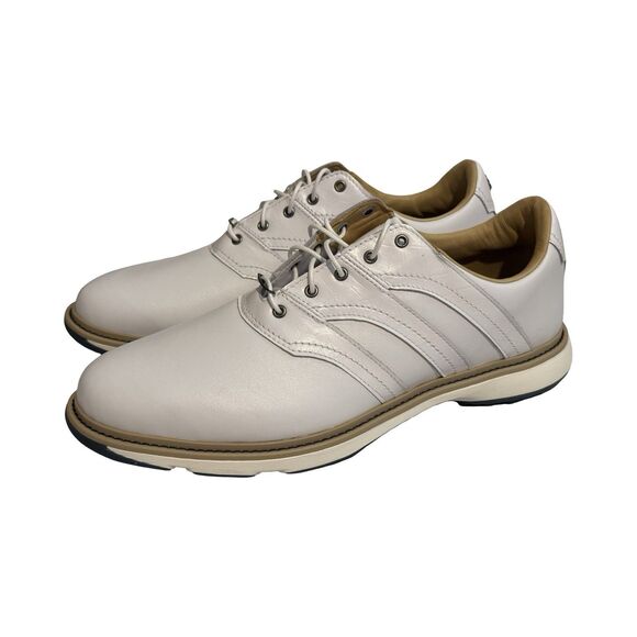 Size 11 Adidas MC Z-Traxion Cloud White Leather Spikeless Mens Golf Shoes IF2713 main image 7